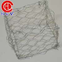 Gabion mesh China cheap price galvanized stone cages gabion walls