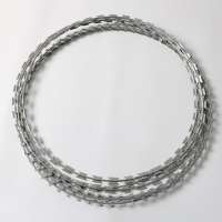 Poland 900mm coil Thermal BTO-22 Concertina Razor Barbed Wire/flat wrap razor wire